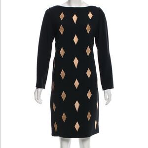 💛 Black and gold Osman dress - Theta! Kites! Diamonds!